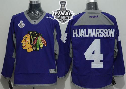 Niklas Hjalmarsson Chicago Blackhawks purple jersey