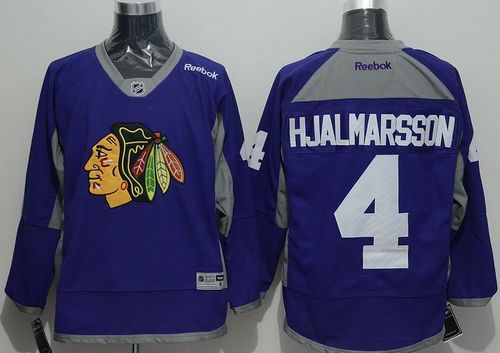 Niklas Hjalmarsson Chicago Blackhawks purple jersey