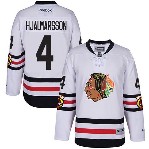 Niklas Hjalmarsson Chicago Blackhawks white Winter Classic jersey