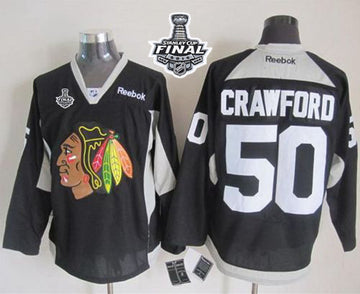 Corey Crawford Chicago Blackhawks black jersey