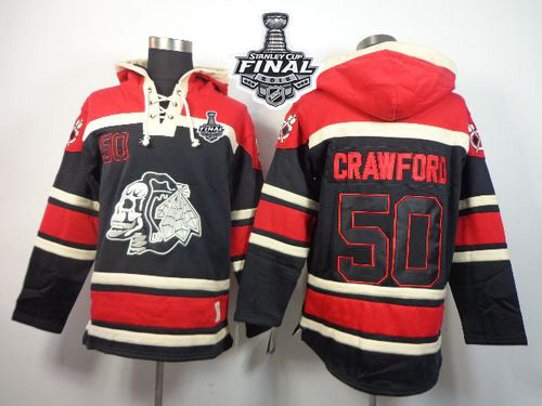 Corey Crawford Chicago Blackhawks black jersey
