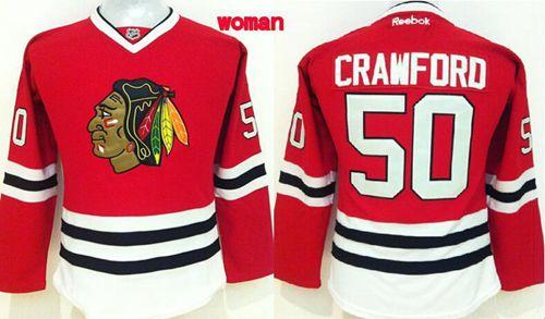Corey Crawford Chicago Blackhawks red Home jersey