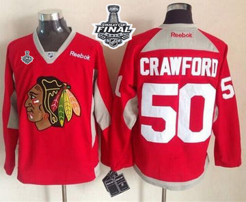 Corey Crawford Chicago Blackhawks red jersey