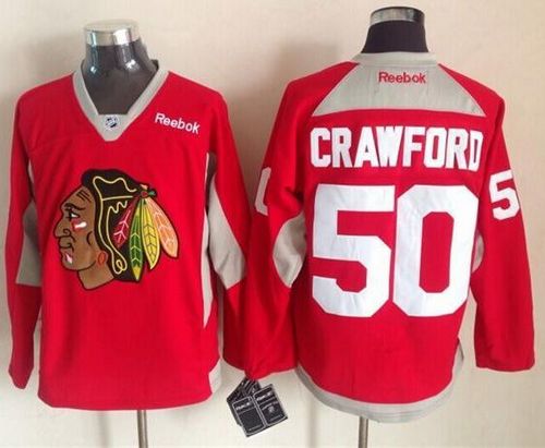 Corey Crawford Chicago Blackhawks red jersey
