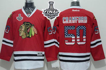 Corey Crawford Chicago Blackhawks red Fashion jersey