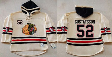 Erik Gustafsson Chicago Blackhawks cream jersey