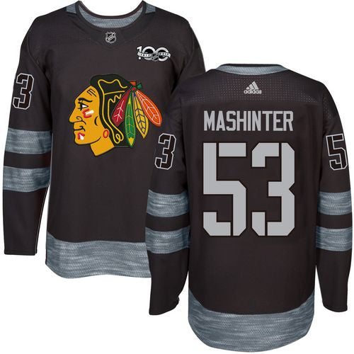 Brandon Mashinter Chicago Blackhawks black jersey