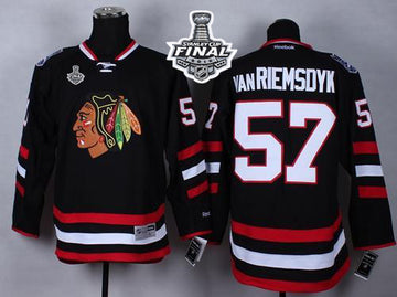 Trevor Van Riemsdyk Chicago Blackhawks black Stadium Series jersey