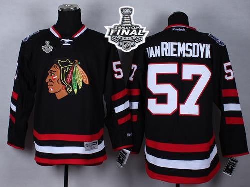 Trevor Van Riemsdyk Chicago Blackhawks black Stadium Series jersey