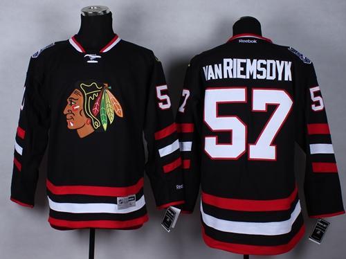 Trevor Van Riemsdyk Chicago Blackhawks black Stadium Series jersey