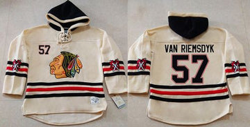Trevor Van Riemsdyk Chicago Blackhawks cream jersey