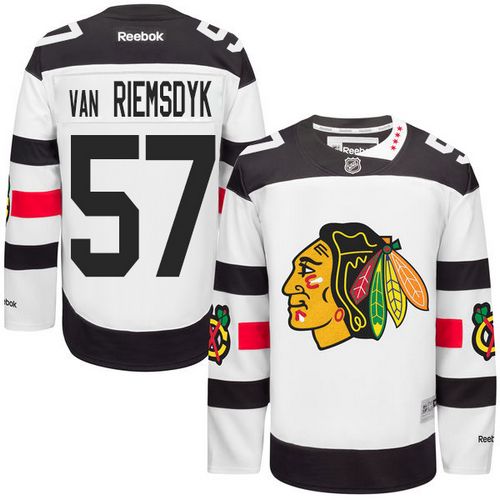 Trevor Van Riemsdyk Chicago Blackhawks white Stadium Series jersey