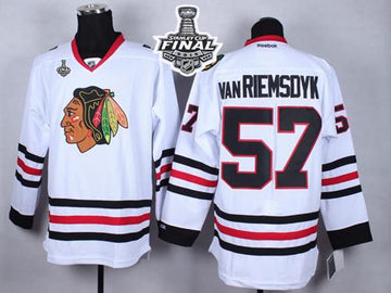 Trevor Van Riemsdyk Whte Chicago Blackhawks jersey