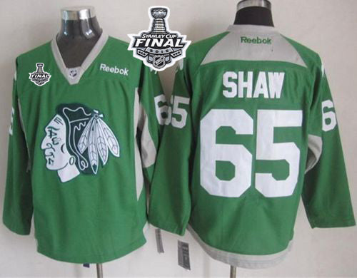 Andrew Shaw Chicago Blackhawks green jersey