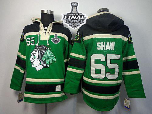 Andrew Shaw Chicago Blackhawks green jersey
