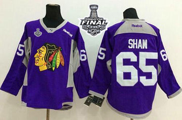 Andrew Shaw Chicago Blackhawks purple jersey