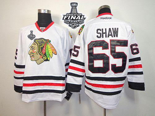 Andrew Shaw Chicago Blackhawks white jersey