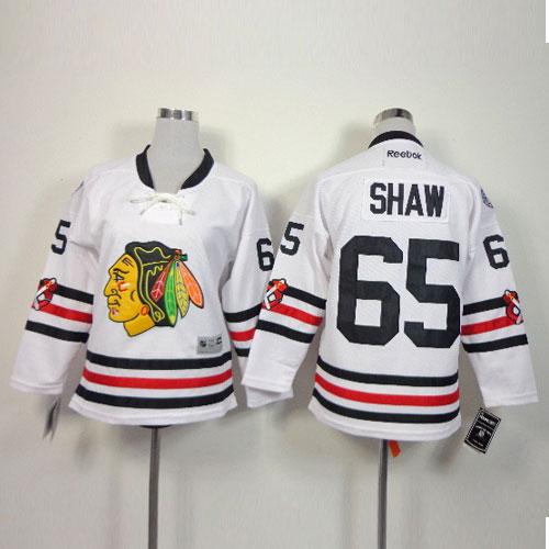 Andrew Shaw Chicago Blackhawks white Winter Classic jersey