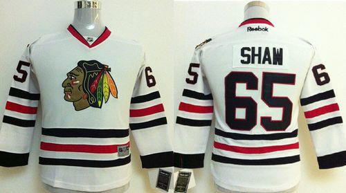 Andrew Shaw Chicago Blackhawks white jersey