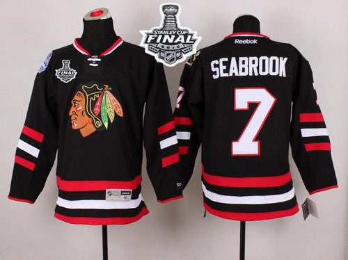 Brent Seabrook Chicago Blackhawks black Stadium Series jersey