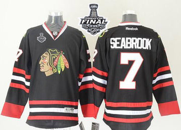 Brent Seabrook Chicago Blackhawks black jersey