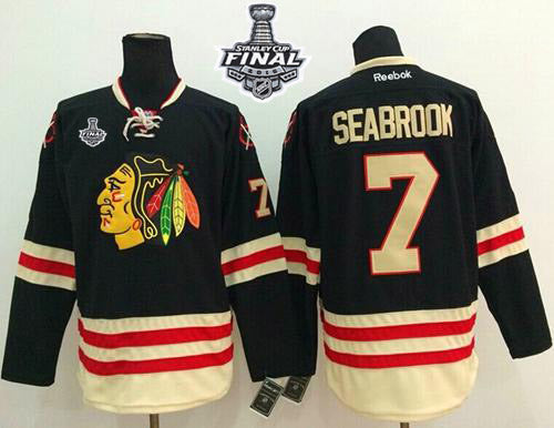 Brent Seabrook Chicago Blackhawks black Winter Classic jersey