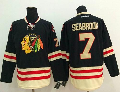 Brent Seabrook Chicago Blackhawks black Winter Classic jersey