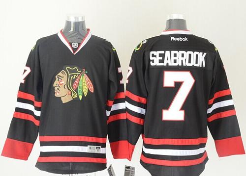 Brent Seabrook Chicago Blackhawks black jersey