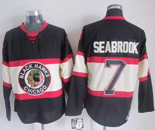 Brent Seabrook Chicago Blackhawks black jersey