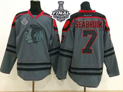 Brent Seabrook Chicago Blackhawks charcoal Fashion jersey