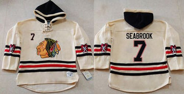 Brent Seabrook Chicago Blackhawks cream jersey