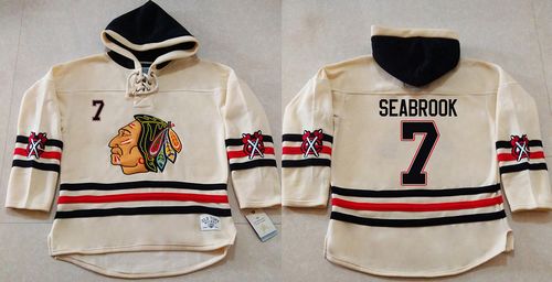 Brent Seabrook Chicago Blackhawks cream jersey