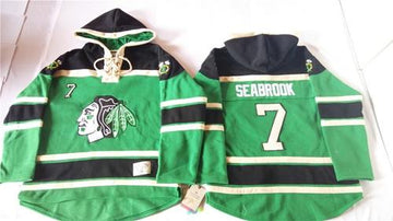 Brent Seabrook Chicago Blackhawks green jersey