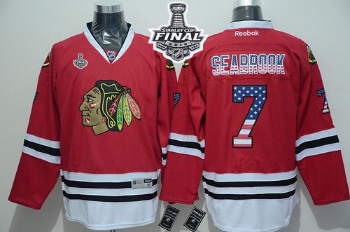 Brent Seabrook Chicago Blackhawks red Fashion jersey