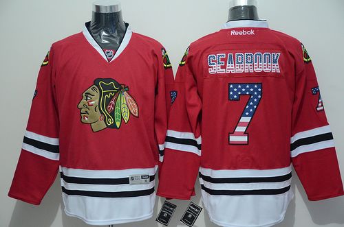 Brent Seabrook Chicago Blackhawks red Fashion jersey