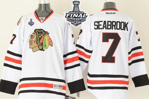 Brent Seabrook Chicago Blackhawks white jersey