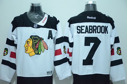 Brent Seabrook Chicago Blackhawks white Stadium Series jersey