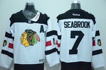 Brent Seabrook Chicago Blackhawks white Stadium Series jersey
