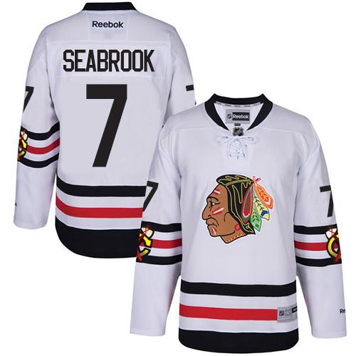 Brent Seabrook Chicago Blackhawks white Winter Classic jersey
