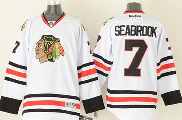 Brent Seabrook Chicago Blackhawks white jersey