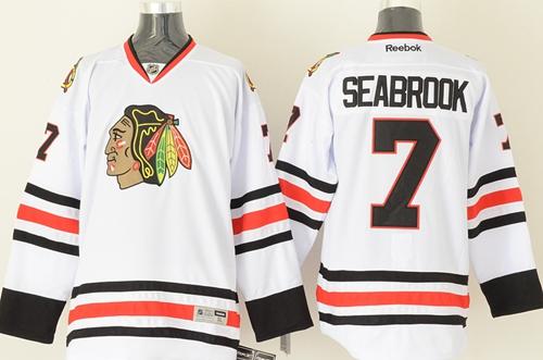 Brent Seabrook Chicago Blackhawks white jersey