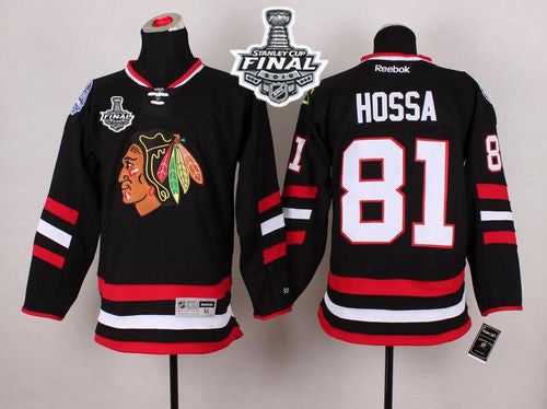 Marian Hossa Chicago Blackhawks black Stadium Series jersey