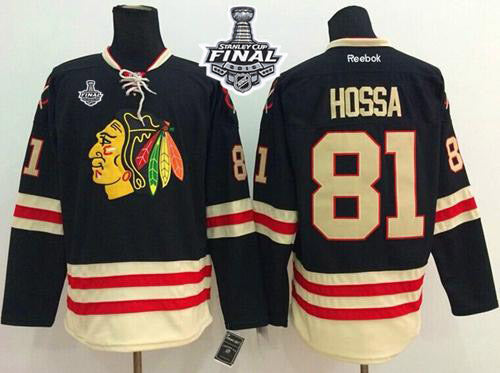 Marian Hossa Chicago Blackhawks black Winter Classic jersey