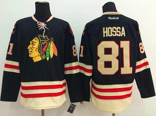 Marian Hossa Chicago Blackhawks black Winter Classic jersey