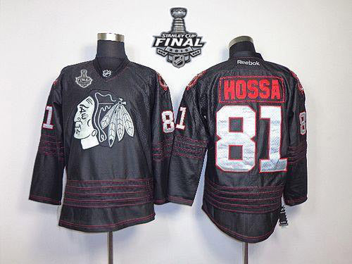 Marian Hossa Chicago Blackhawks black jersey