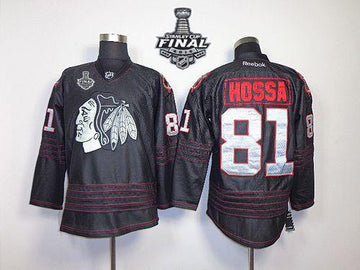 Marian Hossa Chicago Blackhawks black jersey