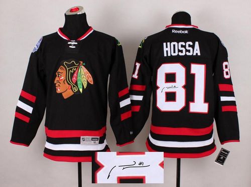 Marian Hossa Chicago Blackhawks black jersey