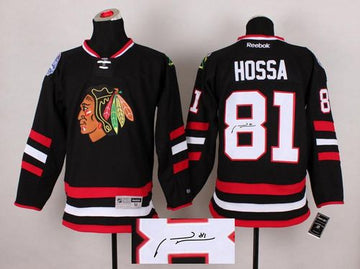 Marian Hossa Chicago Blackhawks black jersey