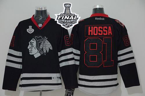 Marian Hossa Chicago Blackhawks black jersey
