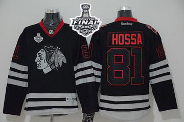 Marian Hossa Chicago Blackhawks black jersey